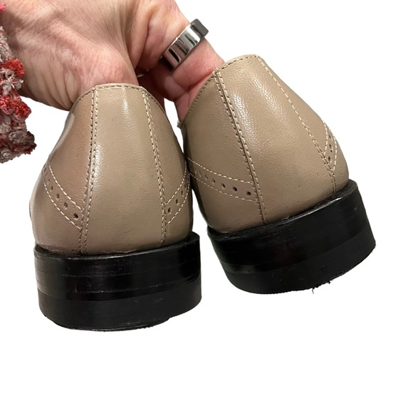 Stacy Adams Madison Taupe Leather Slip On Loafer, Sz 7.5 - Picture 11 of 13